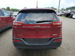 2015 Jeep Cherokee Latitude Red vin: 1C4PJMCS7FW583592