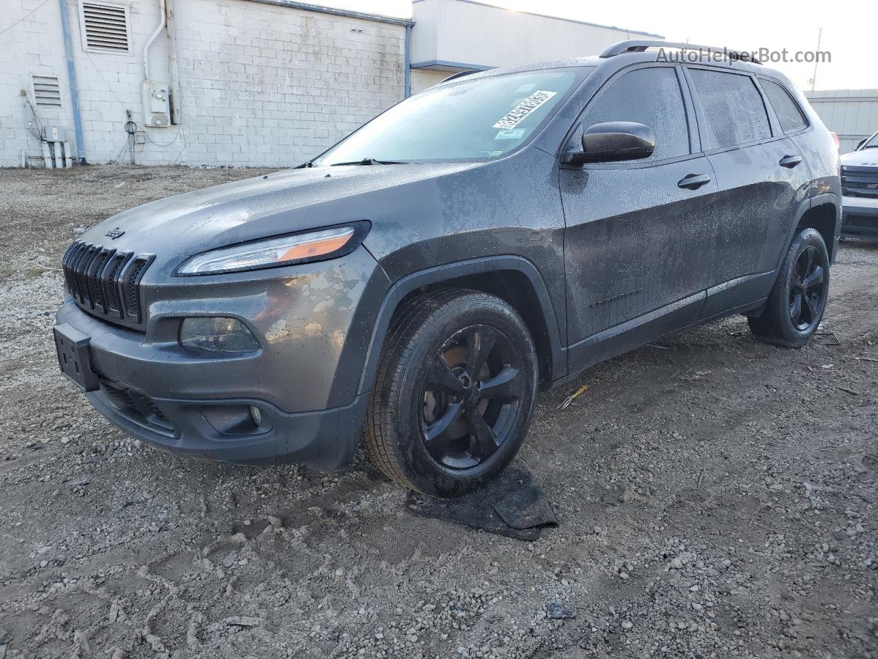 2016 Jeep Cherokee Latitude Серый vin: 1C4PJMCS7GW144846