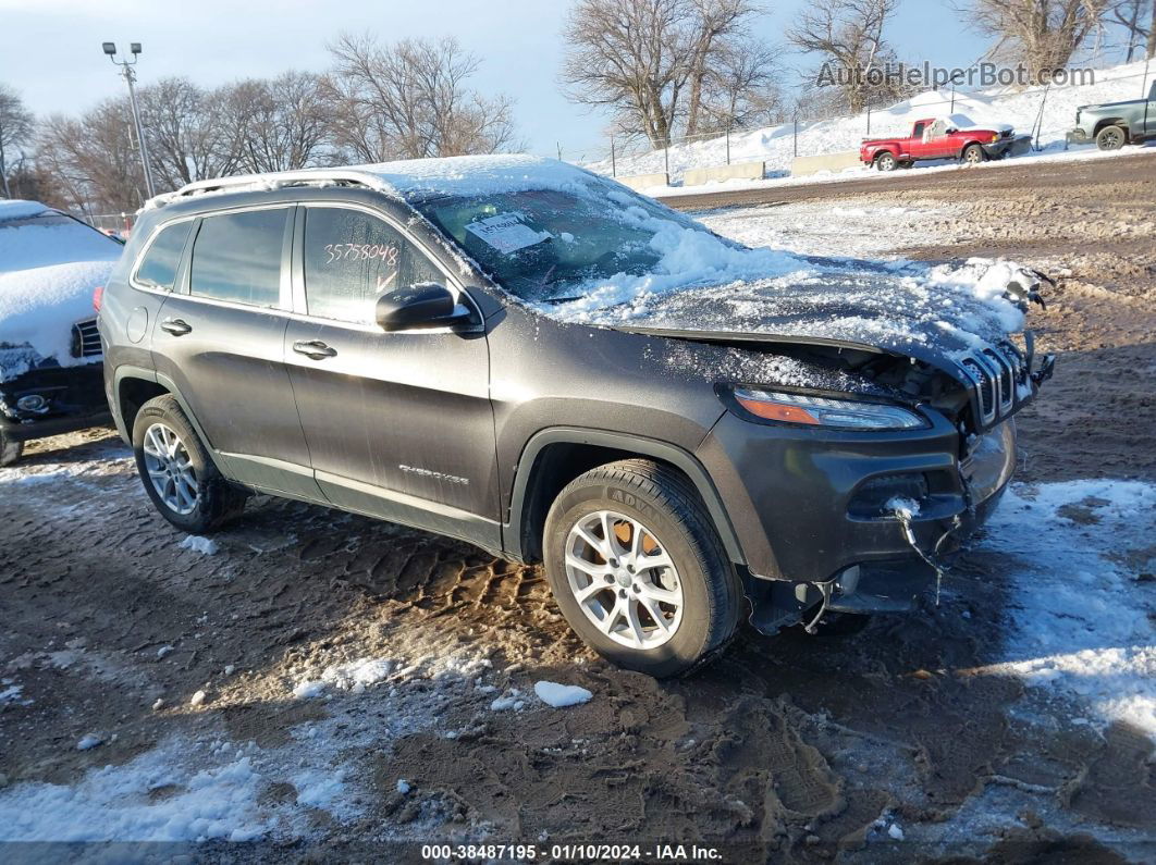 2016 Jeep Cherokee Latitude Серый vin: 1C4PJMCS7GW342066