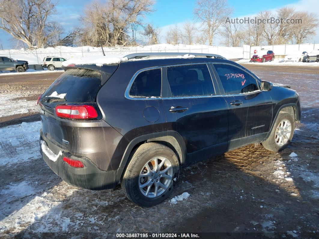 2016 Jeep Cherokee Latitude Gray vin: 1C4PJMCS7GW342066