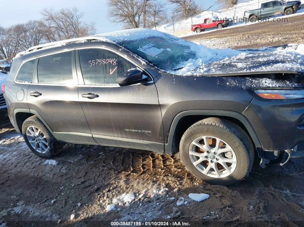 2016 Jeep Cherokee Latitude Серый vin: 1C4PJMCS7GW342066