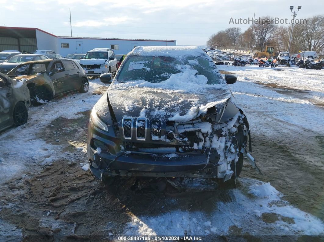 2016 Jeep Cherokee Latitude Серый vin: 1C4PJMCS7GW342066