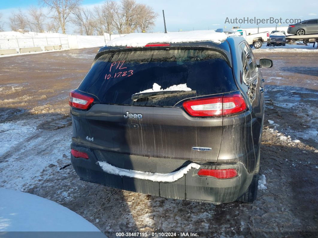 2016 Jeep Cherokee Latitude Gray vin: 1C4PJMCS7GW342066