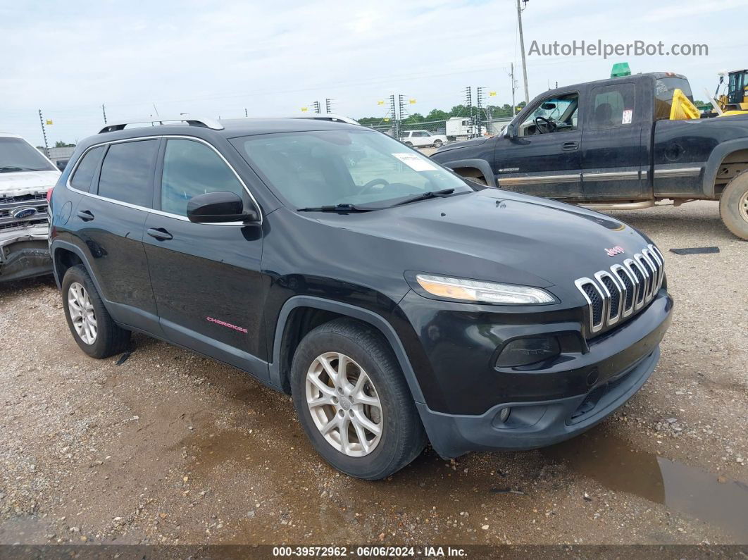 2014 Jeep Cherokee Latitude Black vin: 1C4PJMCS8EW107799