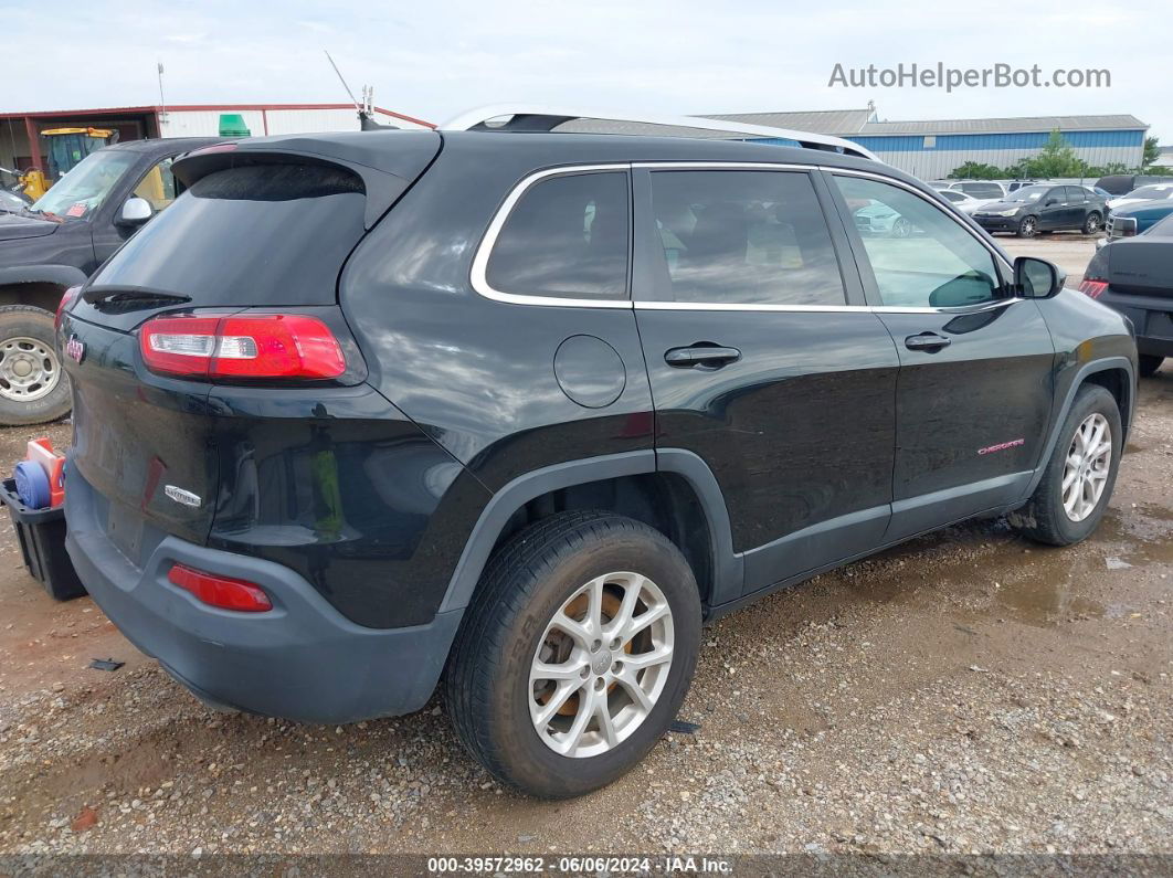 2014 Jeep Cherokee Latitude Black vin: 1C4PJMCS8EW107799