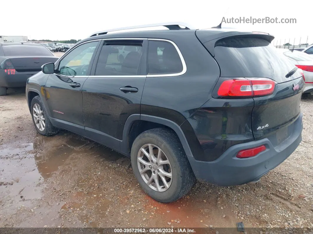 2014 Jeep Cherokee Latitude Черный vin: 1C4PJMCS8EW107799