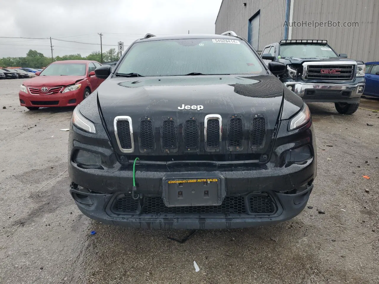 2015 Jeep Cherokee Latitude Black vin: 1C4PJMCS8FW583519