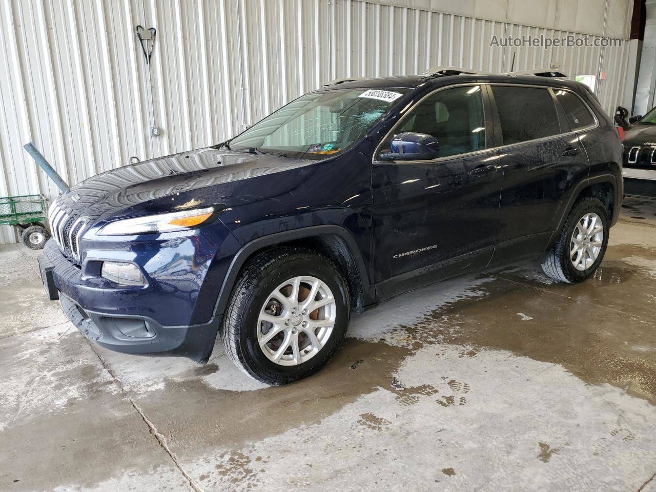 2016 Jeep Cherokee Latitude Blue vin: 1C4PJMCS8GW148498