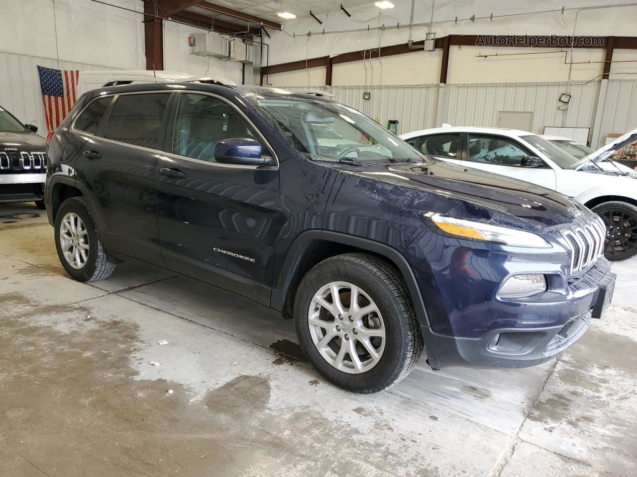 2016 Jeep Cherokee Latitude Blue vin: 1C4PJMCS8GW148498