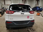 2016 Jeep Cherokee Latitude Белый vin: 1C4PJMCS8GW254238