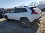 2014 Jeep Cherokee Latitude White vin: 1C4PJMCS9EW184035