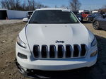 2014 Jeep Cherokee Latitude White vin: 1C4PJMCS9EW184035