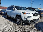 2014 Jeep Cherokee Latitude White vin: 1C4PJMCS9EW184035