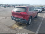 2014 Jeep Cherokee Latitude Maroon vin: 1C4PJMCS9EW246114