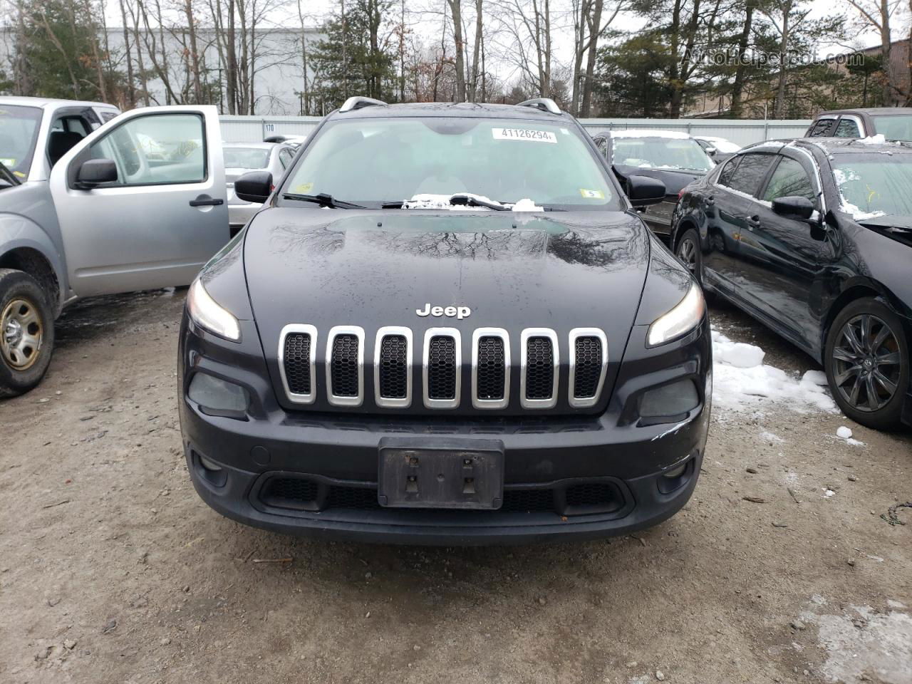 2014 Jeep Cherokee Latitude Black vin: 1C4PJMCS9EW257727