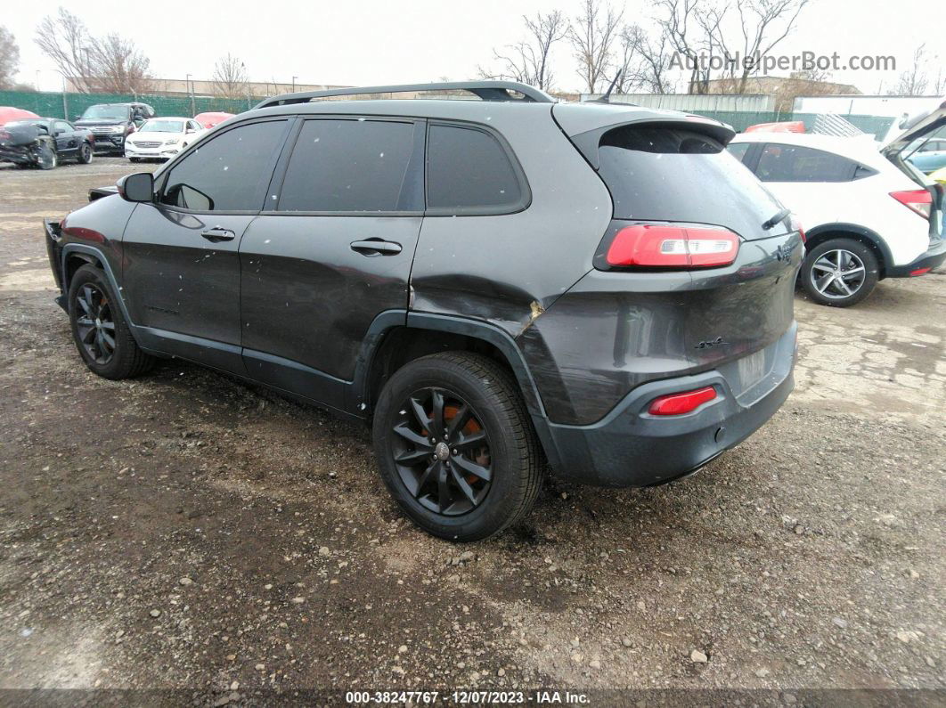 2014 Jeep Cherokee Latitude Gray vin: 1C4PJMCS9EW285902