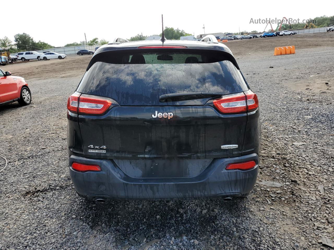 2014 Jeep Cherokee Latitude Black vin: 1C4PJMCS9EW301970