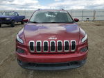 2016 Jeep Cherokee Latitude Red vin: 1C4PJMCS9GW189111