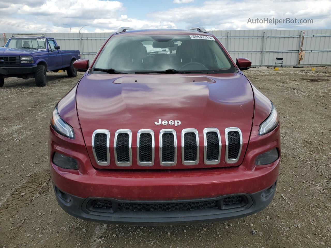 2016 Jeep Cherokee Latitude Red vin: 1C4PJMCS9GW189111