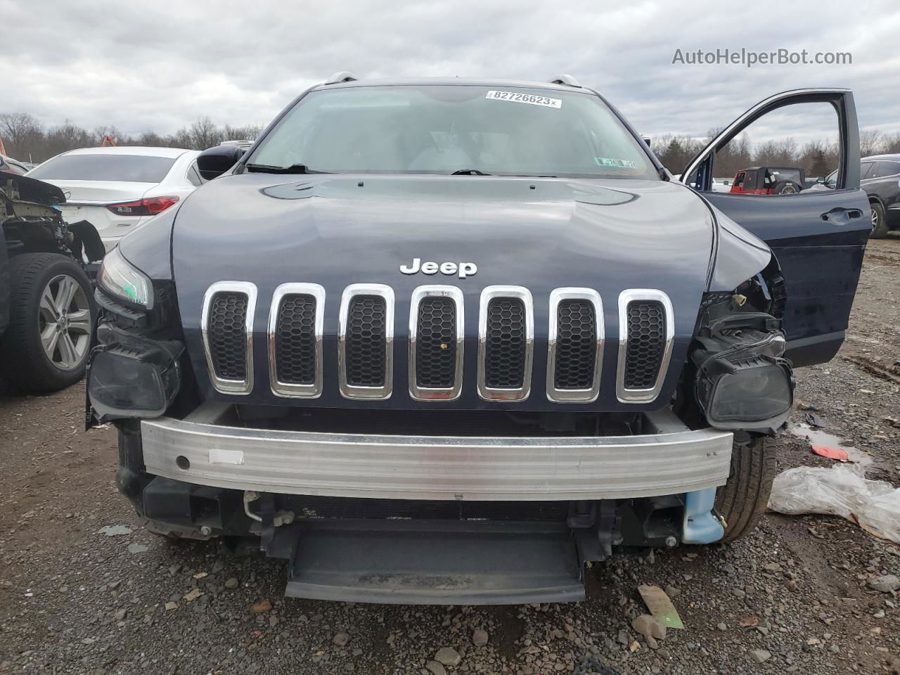 2016 Jeep Cherokee Latitude Blue vin: 1C4PJMCS9GW220082