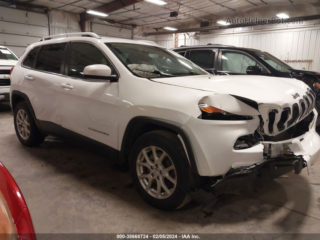 2016 Jeep Cherokee Latitude Белый vin: 1C4PJMCS9GW331599