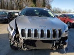 2014 Jeep Cherokee Latitude Silver vin: 1C4PJMCSXEW114480