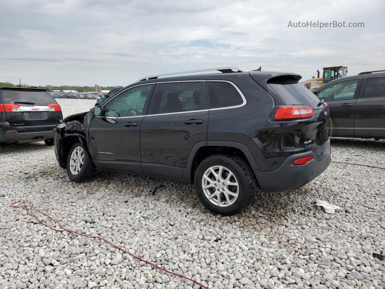 2014 Jeep Cherokee Latitude Black vin: 1C4PJMCSXEW226924