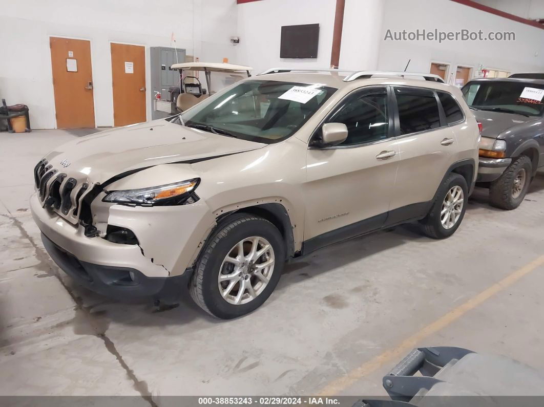 2014 Jeep Cherokee Latitude Золотой vin: 1C4PJMCSXEW248387