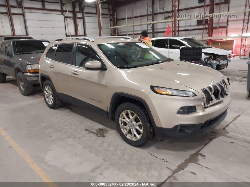 2014 Jeep Cherokee Latitude Золотой vin: 1C4PJMCSXEW248387