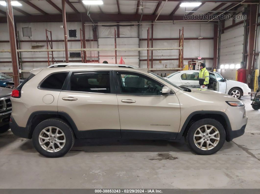 2014 Jeep Cherokee Latitude Золотой vin: 1C4PJMCSXEW248387