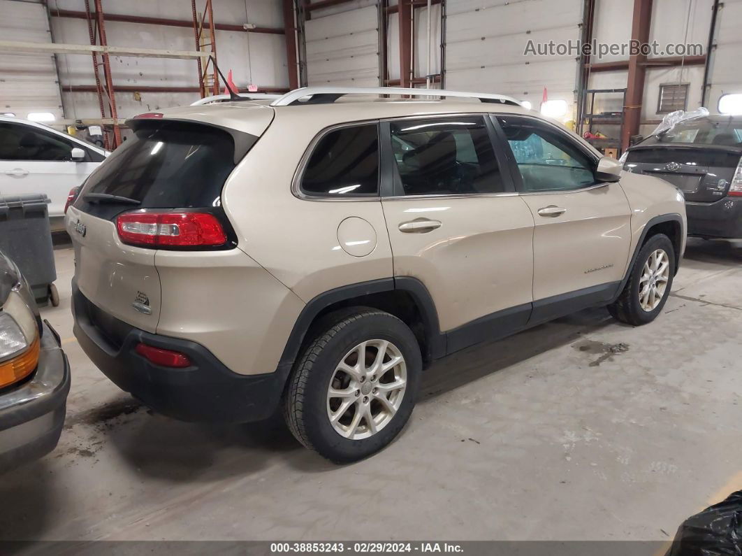 2014 Jeep Cherokee Latitude Золотой vin: 1C4PJMCSXEW248387