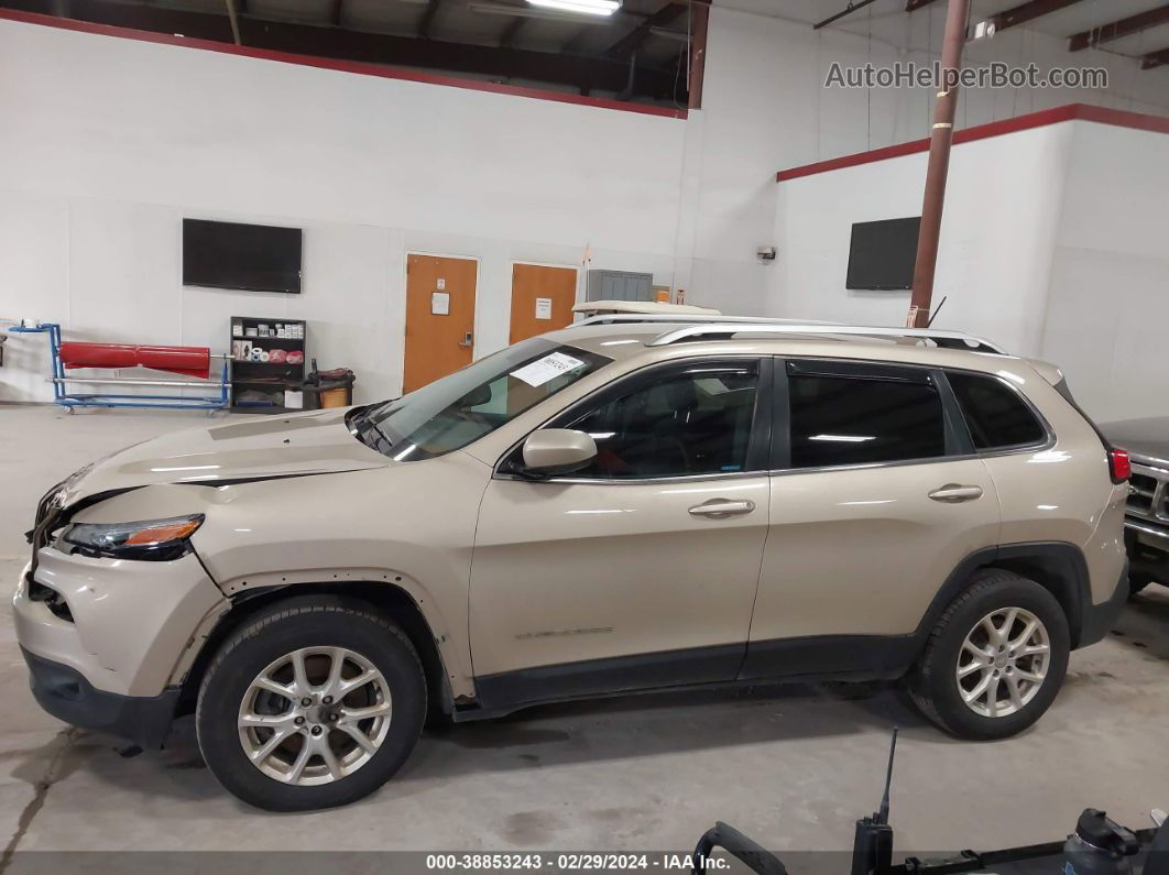 2014 Jeep Cherokee Latitude Золотой vin: 1C4PJMCSXEW248387