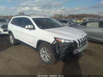 2015 Jeep Cherokee Latitude White vin: 1C4PJMCSXFW704227