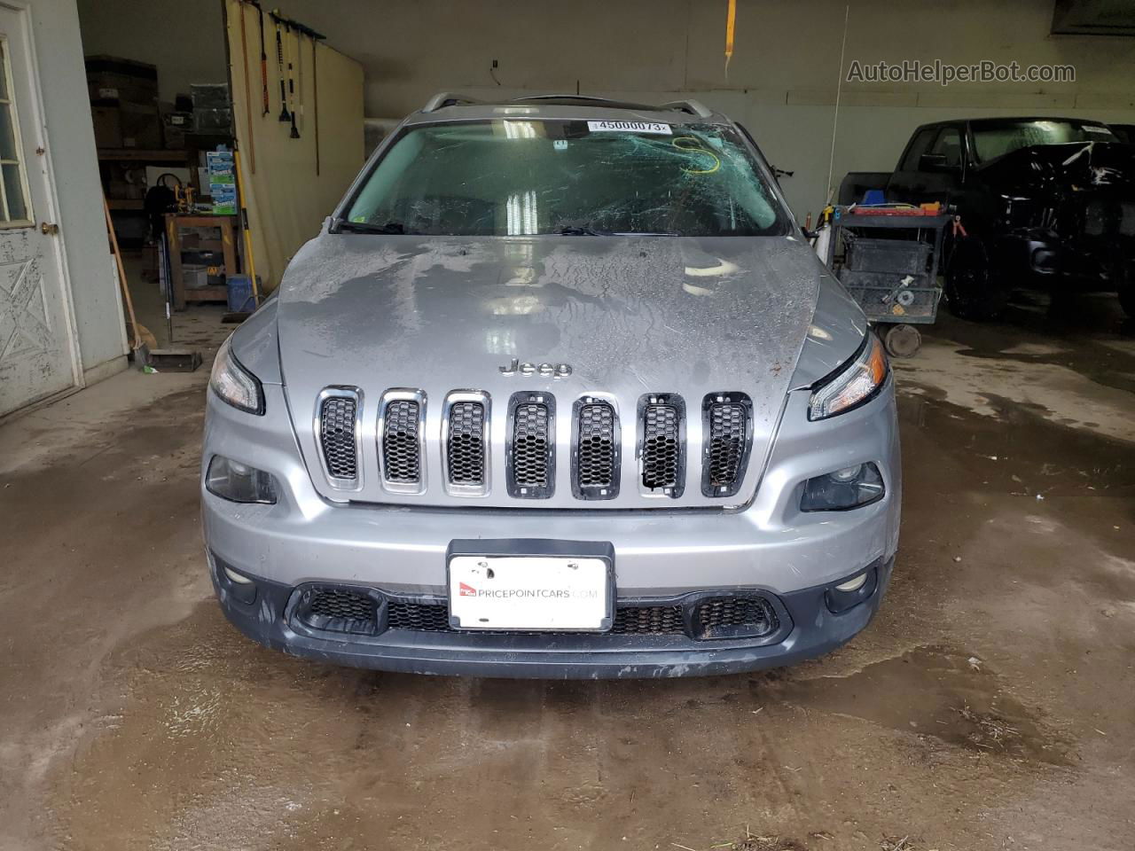 2015 Jeep Cherokee Latitude Серебряный vin: 1C4PJMCSXFW789618