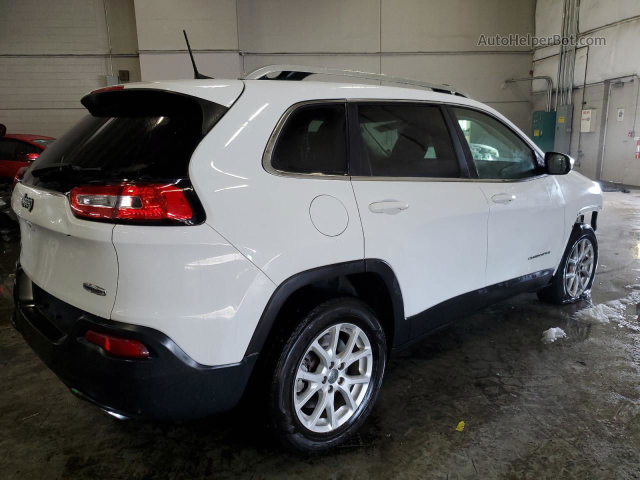 2016 Jeep Cherokee Latitude White vin: 1C4PJMCSXGW204540