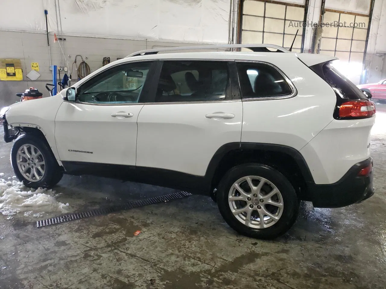 2016 Jeep Cherokee Latitude White vin: 1C4PJMCSXGW204540