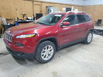 2016 Jeep Cherokee Latitude Red vin: 1C4PJMCSXGW211147