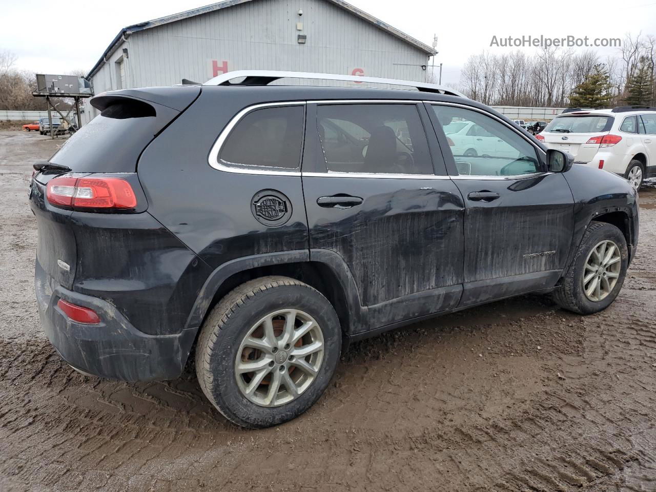 2016 Jeep Cherokee Latitude Черный vin: 1C4PJMCSXGW323320