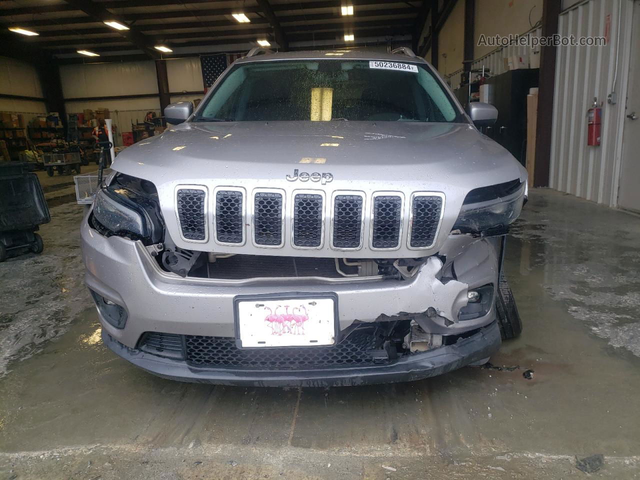 2019 Jeep Cherokee Latitude Gray vin: 1C4PJMCX0KD229480