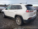 2019 Jeep Cherokee Latitude 4x4 White vin: 1C4PJMCX4KD155142