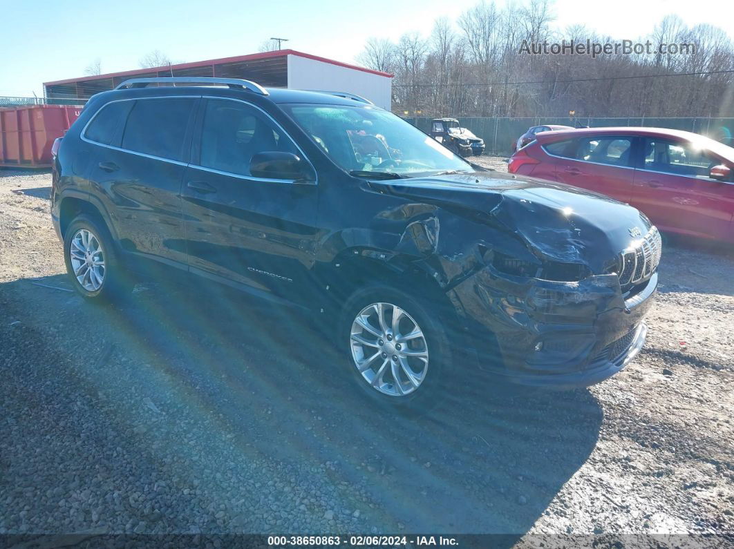 2019 Jeep Cherokee Latitude 4x4 Black vin: 1C4PJMCX5KD382811