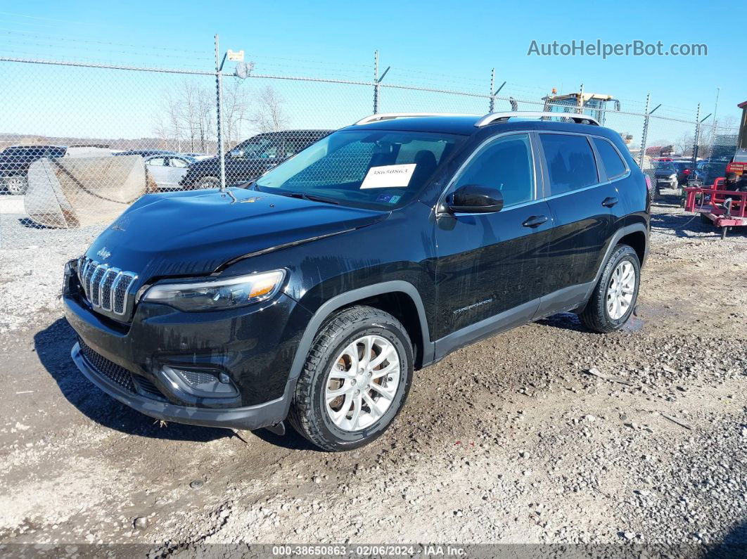 2019 Jeep Cherokee Latitude 4x4 Black vin: 1C4PJMCX5KD382811