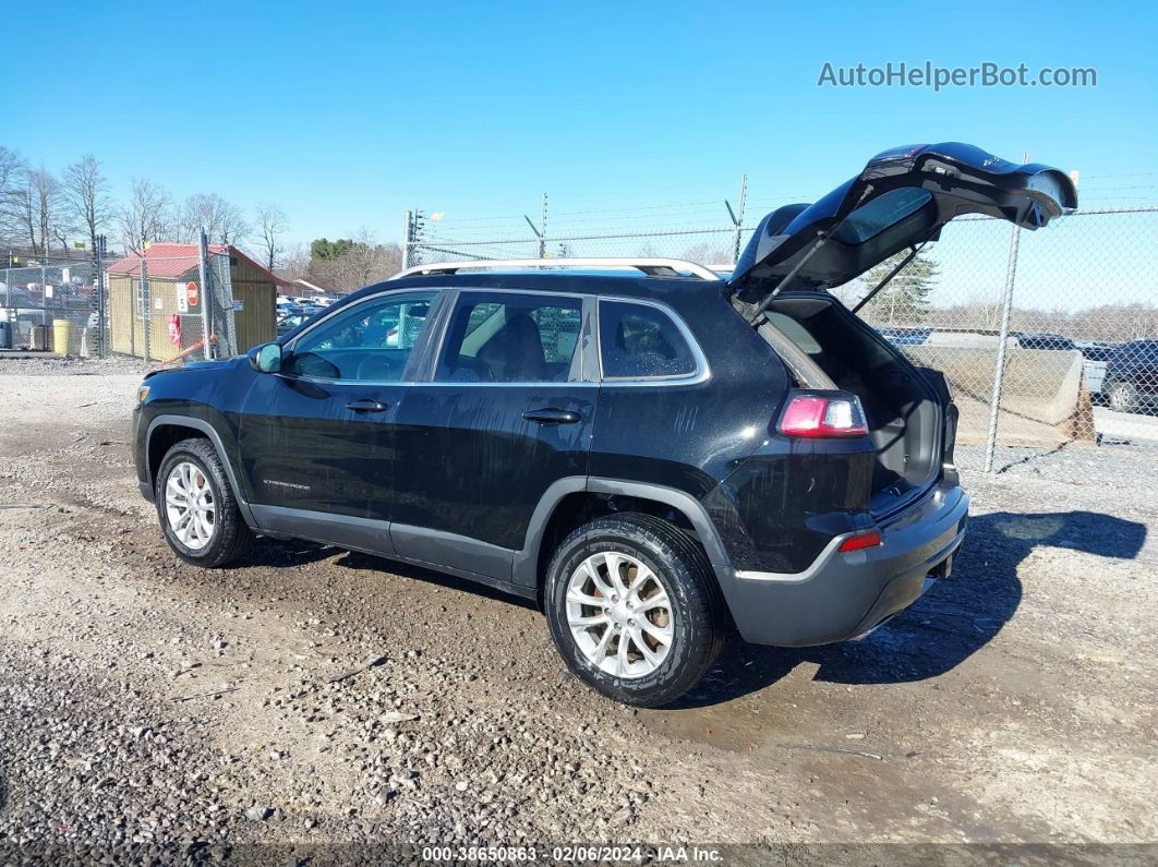 2019 Jeep Cherokee Latitude 4x4 Black vin: 1C4PJMCX5KD382811