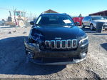 2019 Jeep Cherokee Latitude 4x4 Black vin: 1C4PJMCX5KD382811