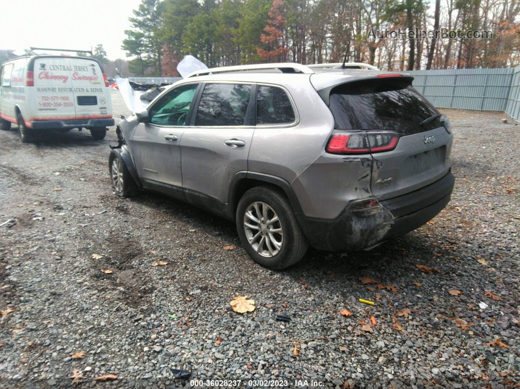 2019 Jeep Cherokee Latitude Silver vin: 1C4PJMCX5KD481953