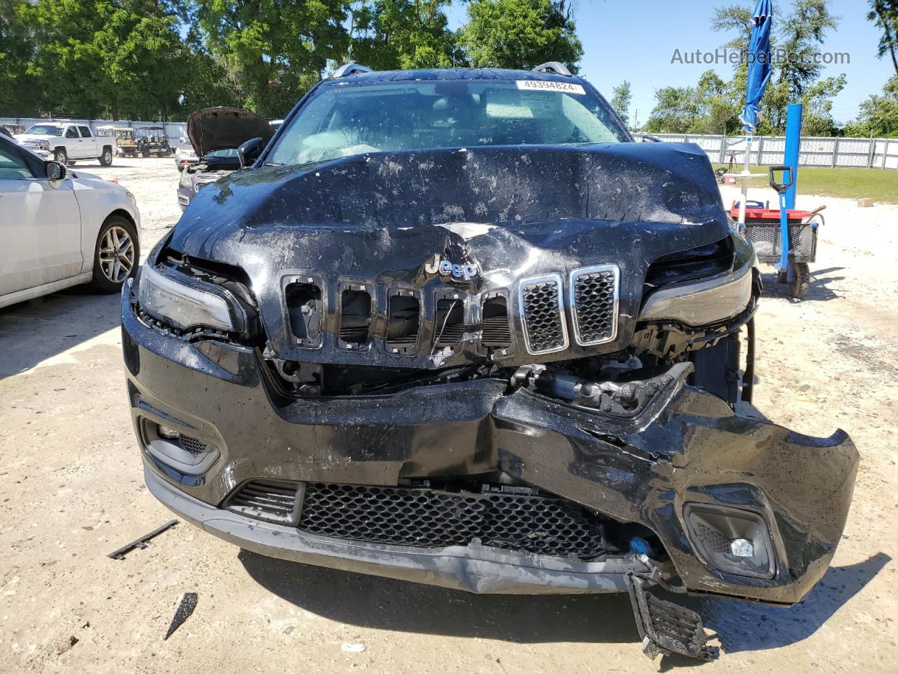 2019 Jeep Cherokee Latitude Black vin: 1C4PJMCX6KD156499