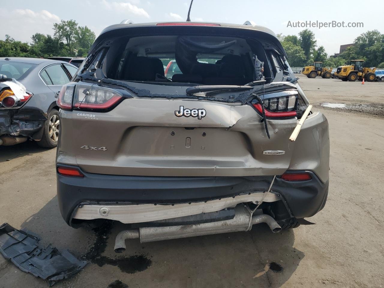 2019 Jeep Cherokee Latitude Tan vin: 1C4PJMCX7KD404792