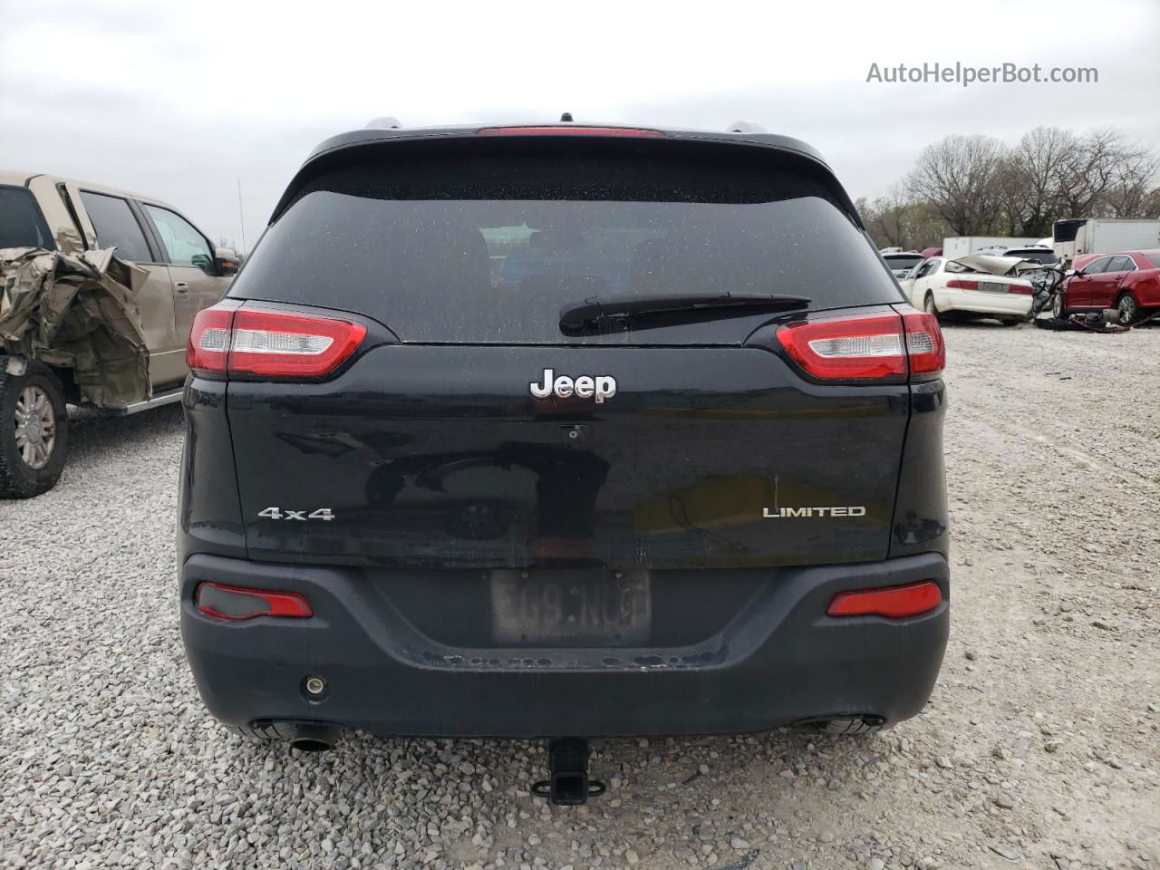 2014 Jeep Cherokee Limited Черный vin: 1C4PJMDB0EW219009