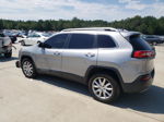 2015 Jeep Cherokee Limited Silver vin: 1C4PJMDB0FW662746