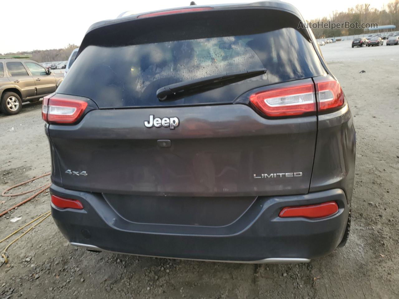 2016 Jeep Cherokee Limited Gray vin: 1C4PJMDB0GW299169